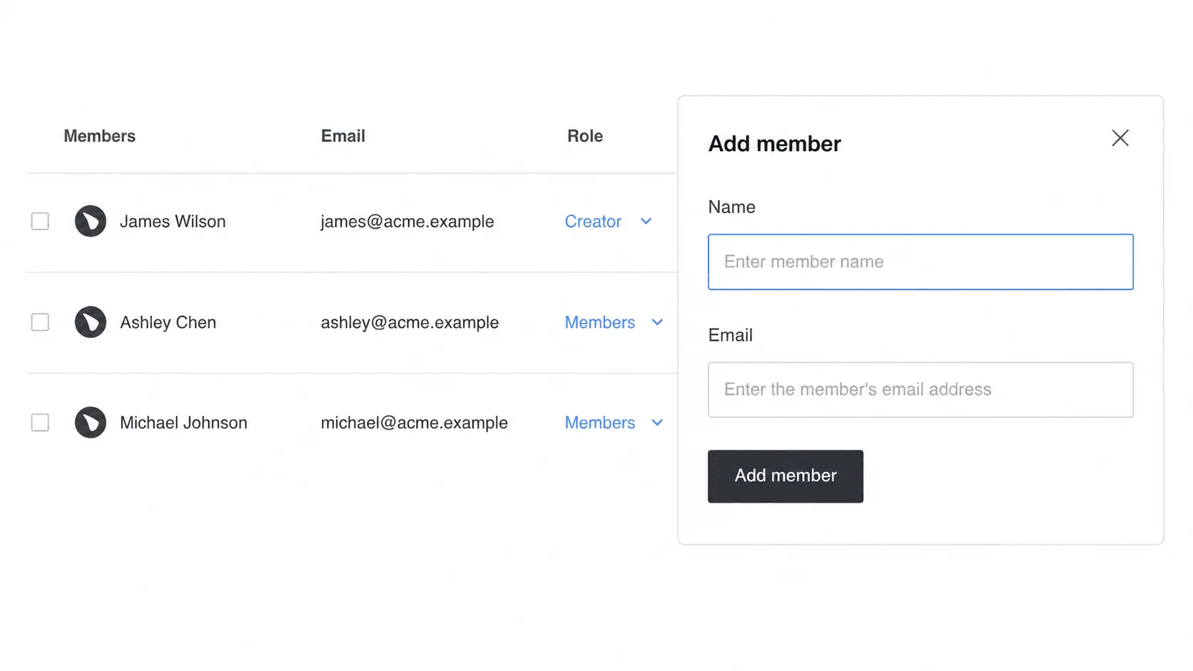 ShimoDocs Presentations interface in a private cloud deployment