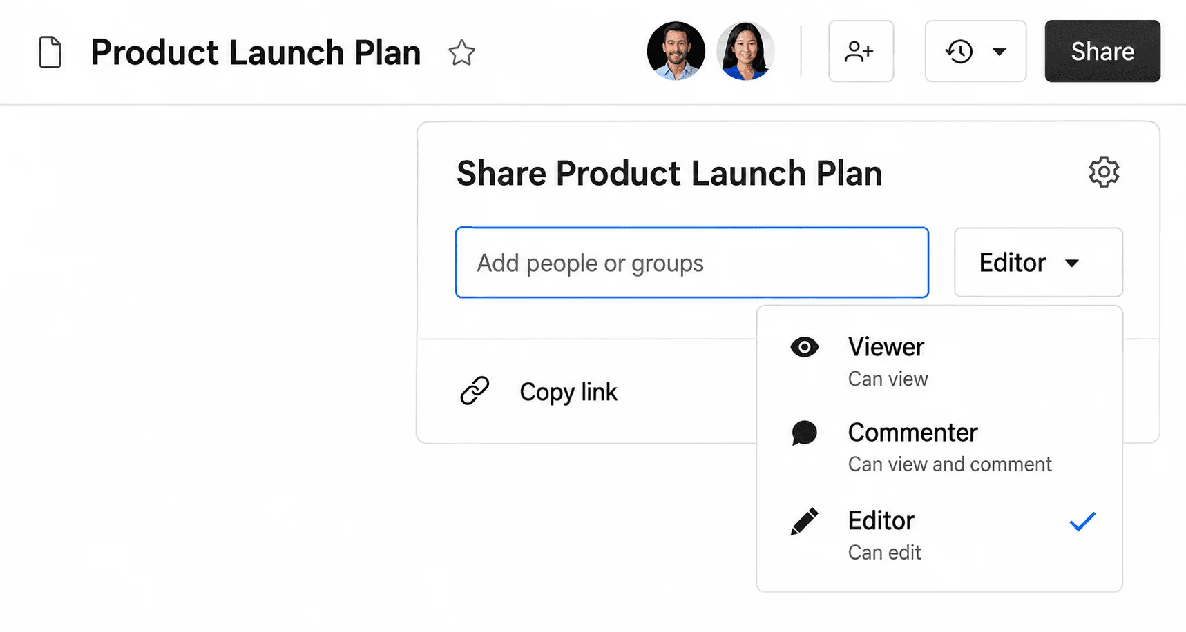 ShimoDocs Forms interface in a private cloud deployment